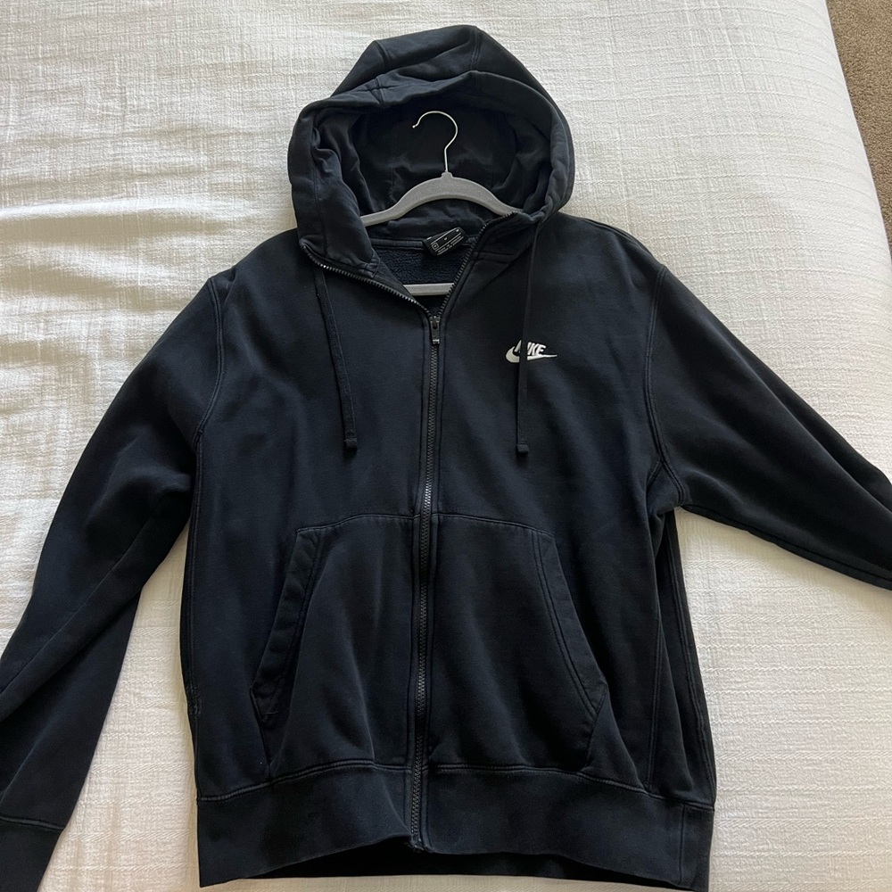 Nike Black Zip Up Hoodie